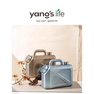 yange life康钛源纯钛水桶户外露营便携大容量手提水箱野营储水箱