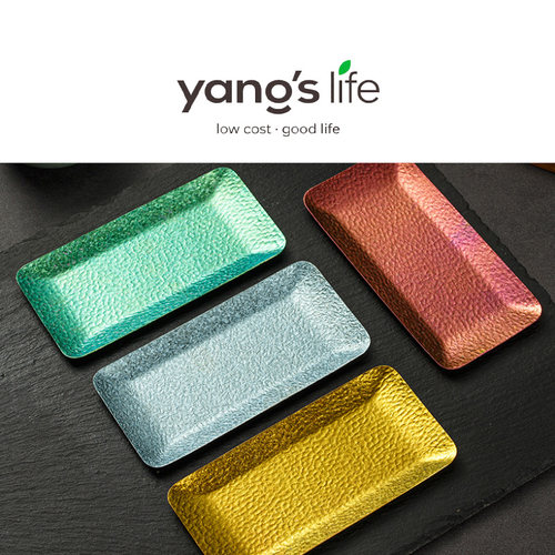 yange life康钛源钛材质毛巾盘一盘多用锤纹设计精致好物