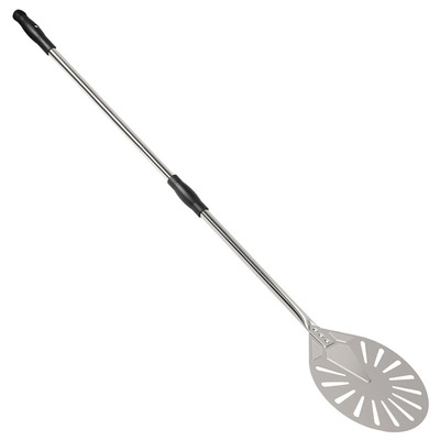 不锈钢冲孔披萨铲1.4米加长可拆披萨转移铲pizza peel