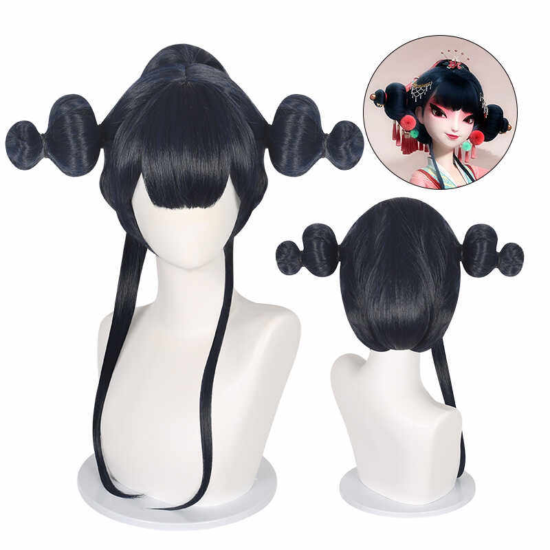 白蛇缘起 宝青坊主cos假发 小狐狸妖同款动漫头发青蛇cosplay一体