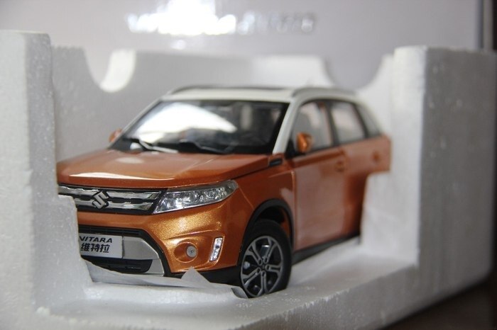 1:18 原厂 长安铃木 维特拉 suzuki vitara suv 合金汽车模型橙色