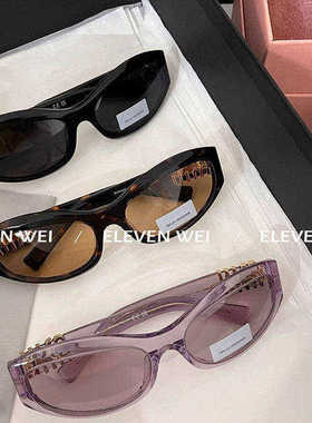 未来骑行猫眼墨镜太阳镜女