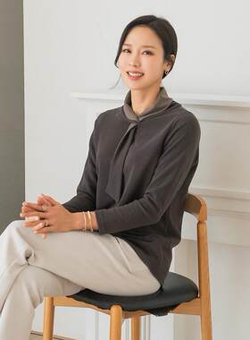 韩国妈妈装针织衫大码宽松长袖