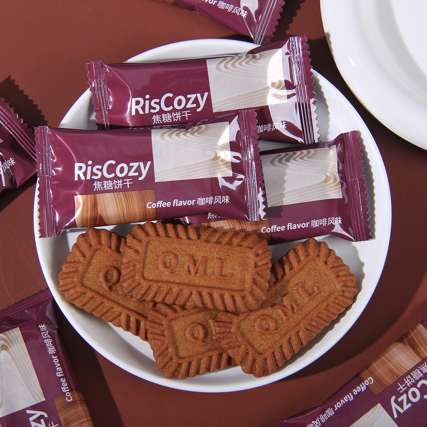 英国RisCozy瑞可滋焦糖饼干结婚喜糖喜饼婚礼糖果伴手礼休闲零食