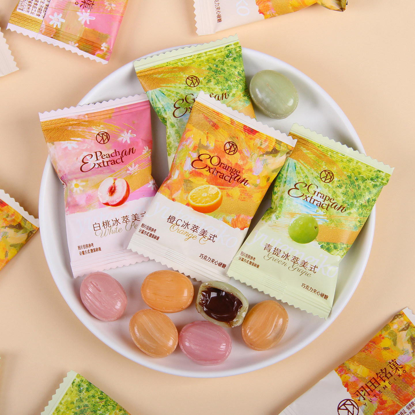 羽田铭菓橙C白桃青提冰萃美式巧克力夹心硬糖结婚礼喜糖糖果零食,零食/坚果/特产,喜糖,淘宝优惠券,粉丝福利购,淘宝优惠卷