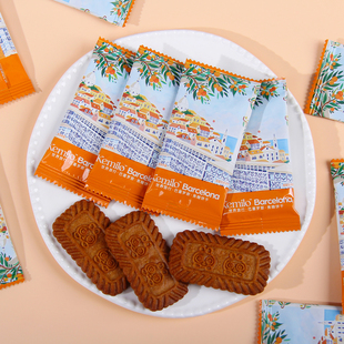 羽田铭菓世界旅行巴赛罗那焦糖饼干薄酥脆结婚喜糖果喜饼干小零食