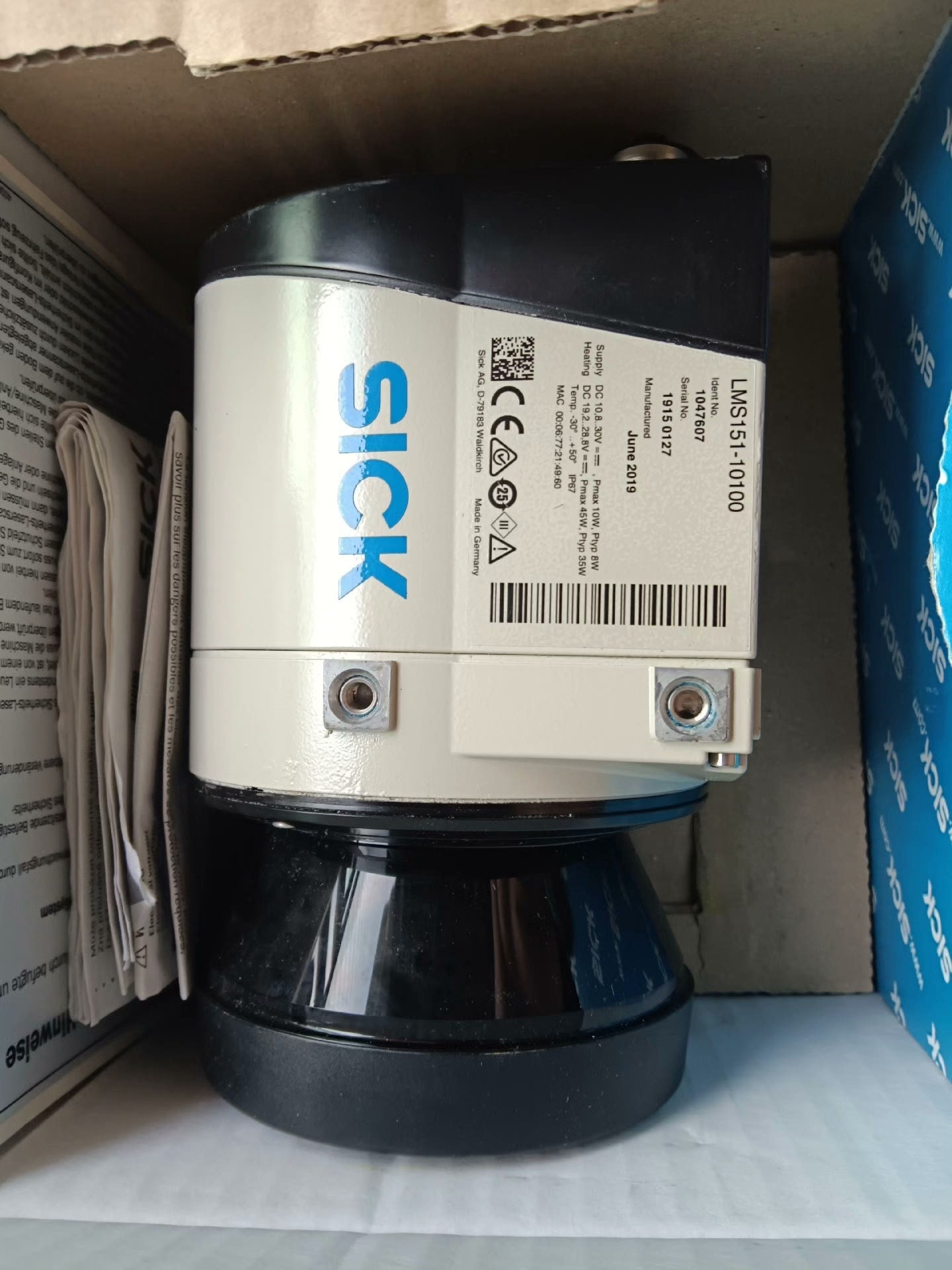 德国SICK西克激光扫描雷达LMS151-10100全新原装拍前请询价