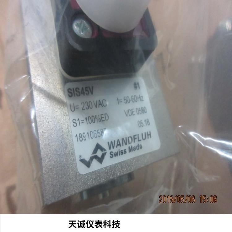Wandfluh/万福乐 SIS45V-R230 线圈SIS45V-G24 SIN45V-M29-R230