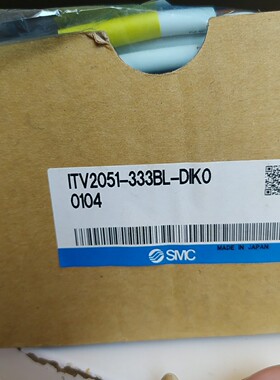 smc ITV2051-333BL-DIK00104比例阀日本原装 拍前请询价