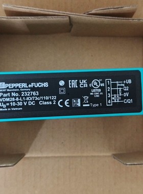 VDM28-8-L1-IO/73c/110/122倍加福传感器232763原装拍前请询价