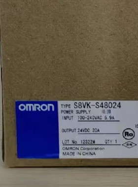 欧姆龙S8VK-S48024 X06024 9024 X24024-EIP S8VK-G24048 G12024