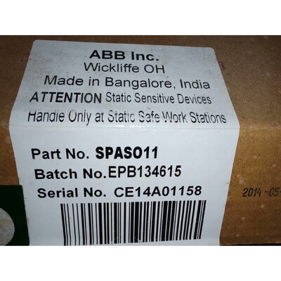 abbdcs卡件线路板,SPASO11 ASO11模拟量模块全新原装拍前请询价