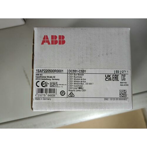 DC551-CS31 abb模块1SAP220500R0001全新原装拍前请询价