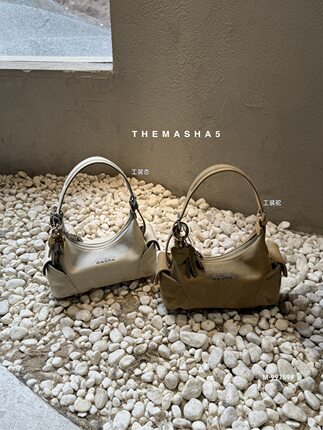 MSHA THE MASHA 5 2026新款时尚百搭单肩斜挎包女帆布包手提包