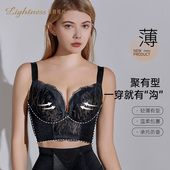 Lightness 莱特妮丝薄杯调整型大胸显小侧收副乳收胃腩文胸内衣女