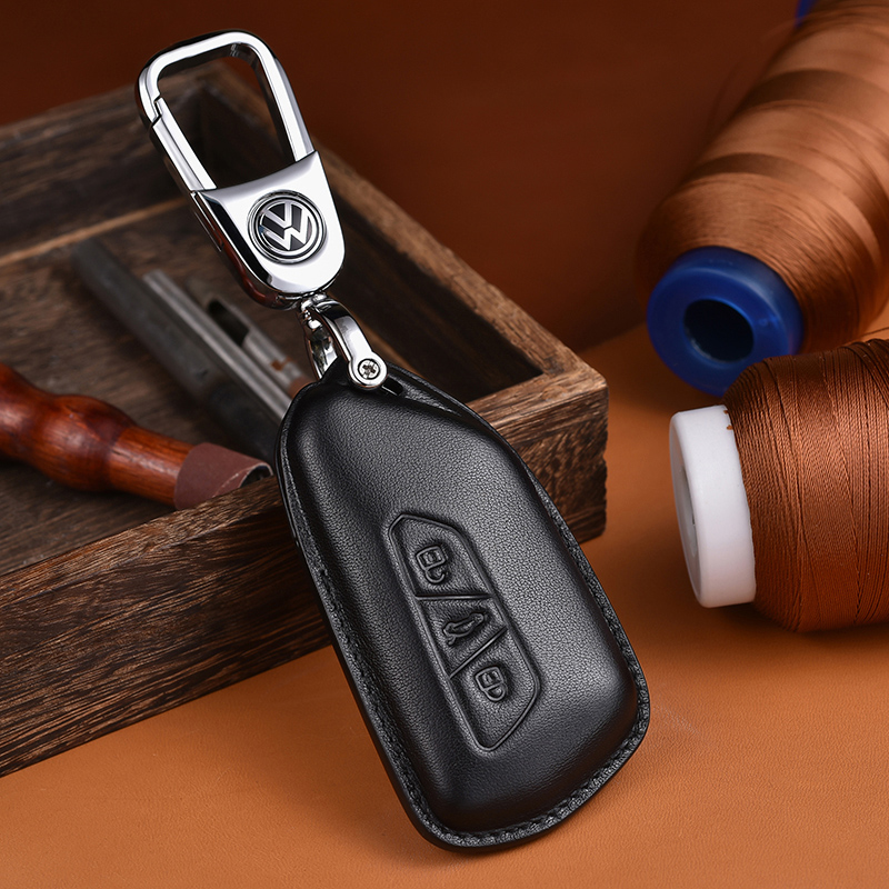 专用大众高尔夫8车钥匙套Pro新rline八代揽境id4途昂x钥匙包壳扣
