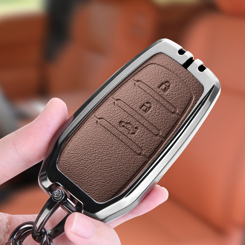 适用2025新款田丰第九代凯美瑞钥匙套9代凯美瑞高档壳8代专用包扣