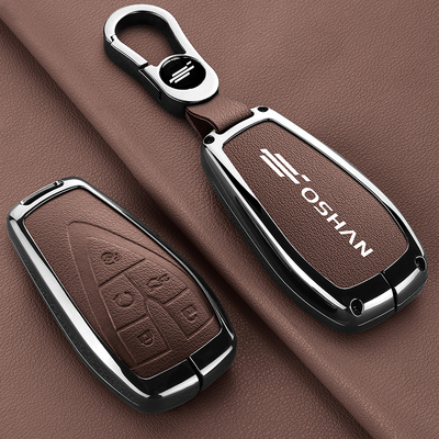 适用长安欧尚x5钥匙套欧尚x7plus专用z6 科赛5汽车CX70包壳金属扣