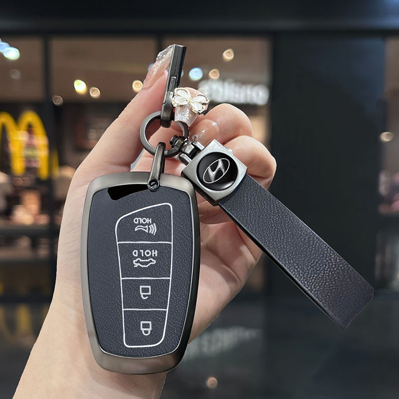 适用现代新胜达钥匙套