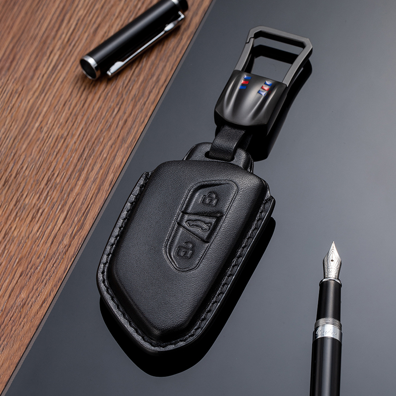 适用大众高尔夫8途昂揽境ID4X扣ID6CROZZ凌渡ID3车钥匙套包真皮壳