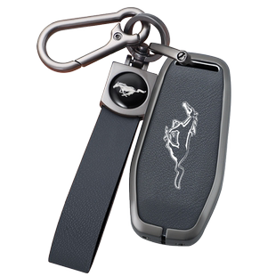 适用福特野马mustang钥匙套电马谢尔比眼镜蛇汽车专用保护壳扣包