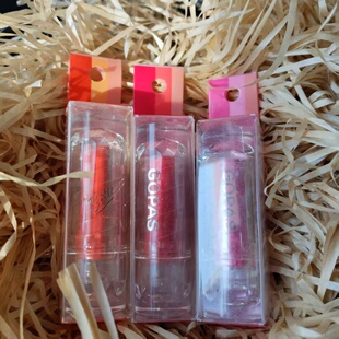 高柏诗三色渐变口红正品大红豆沙姨妈玫红源色补水滋润不易脱色