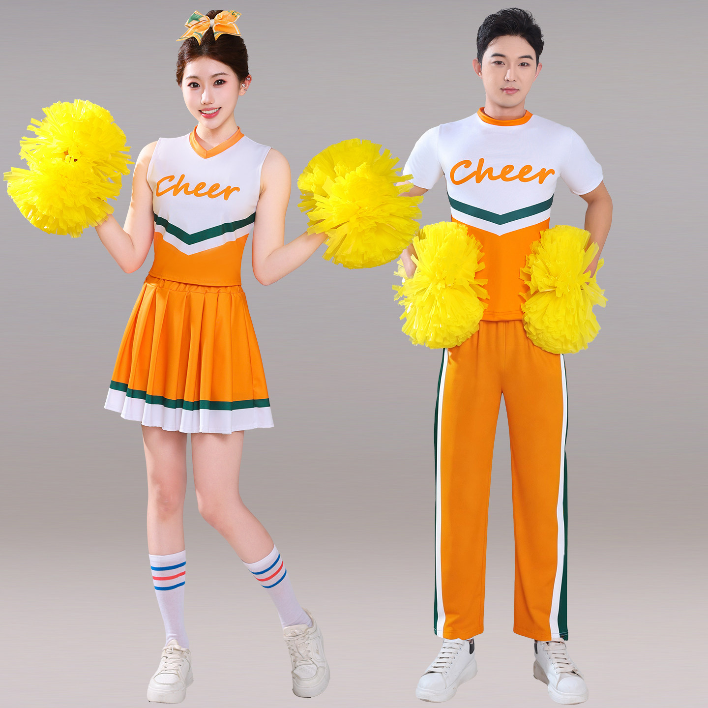啦啦操服装成人学生运动会方阵服校园团体操拉拉队表演服男女儿童