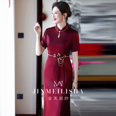 婚礼妈妈装礼服高级感新中式