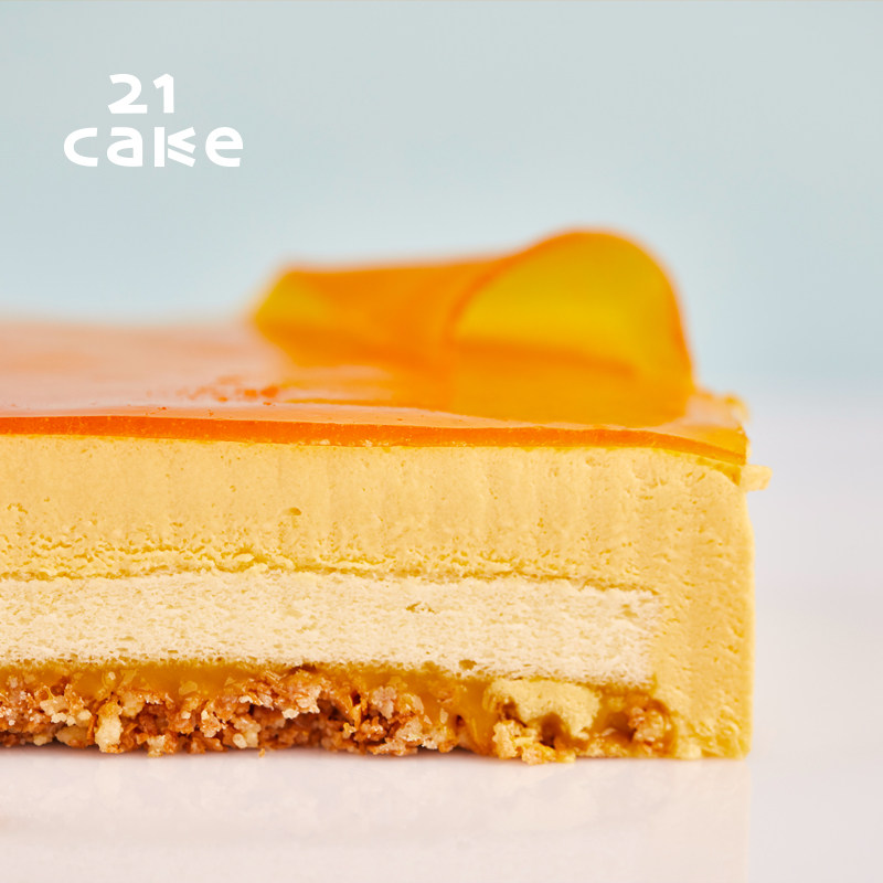 21cake丰芒水果生日蛋糕同城配送芒果动物奶油蛋糕北京上海同城送