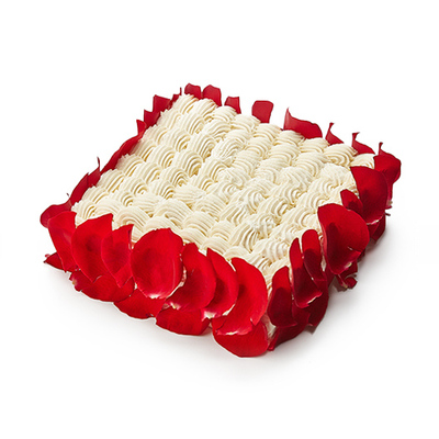 21cake深爱水果玫瑰夹心生日蛋糕同城配送北京上海