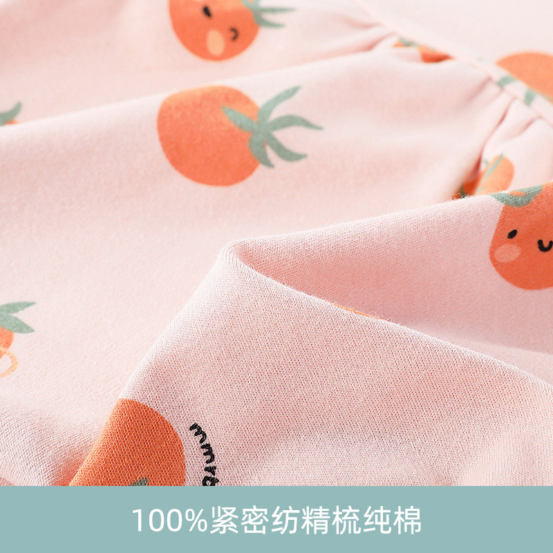 儿童睡裙女宝宝睡衣秋冬女童睡裙长袖春秋小童公主风秋季薄款纯棉