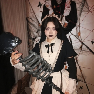 女仆服装万圣节成人cosplay哥特风可爱制服装扮活动角色扮演佣人