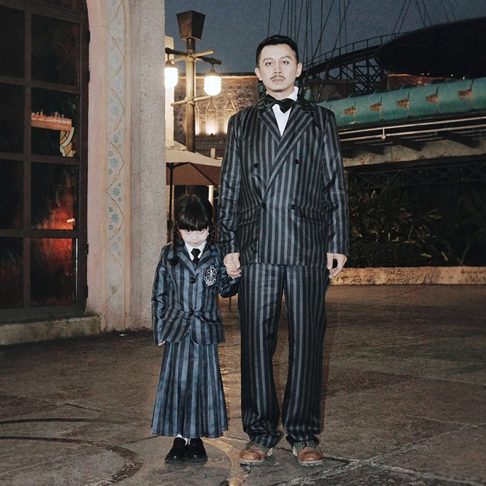 万圣节星期三亚当斯一家亲子套装