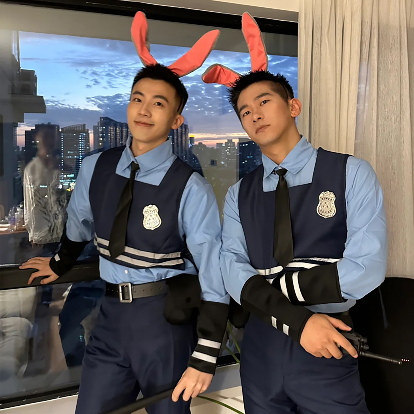 兔子警官衣服朱迪cosplay服万圣节服装男装成人服饰香港警制服