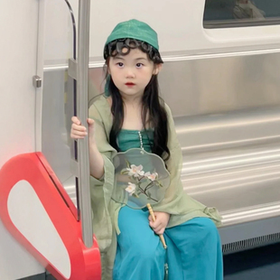 万圣节儿童青蛇服装cos衣服装扮幼儿园新白娘子角色扮演古风飘沙