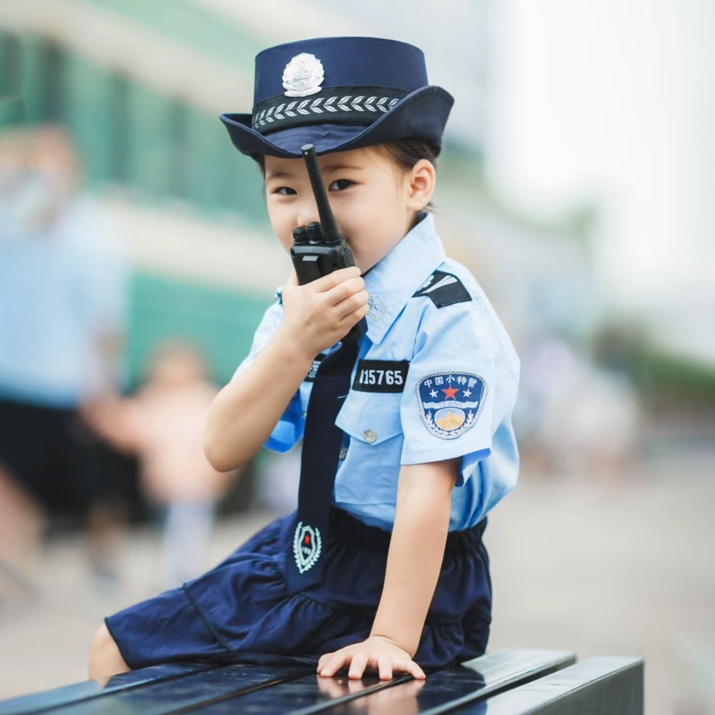 儿童警官衣服cosplay服装小警察女童角色扮演六一演出服2026新款图片