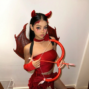 邪恶丘比特弓箭万圣节服装cosplay成人装扮衣服创意性感纯欲恶魔