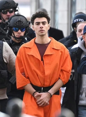 万圣节服装男成人cosplay枪手路易吉Luigi美式制服装扮囚犯同款