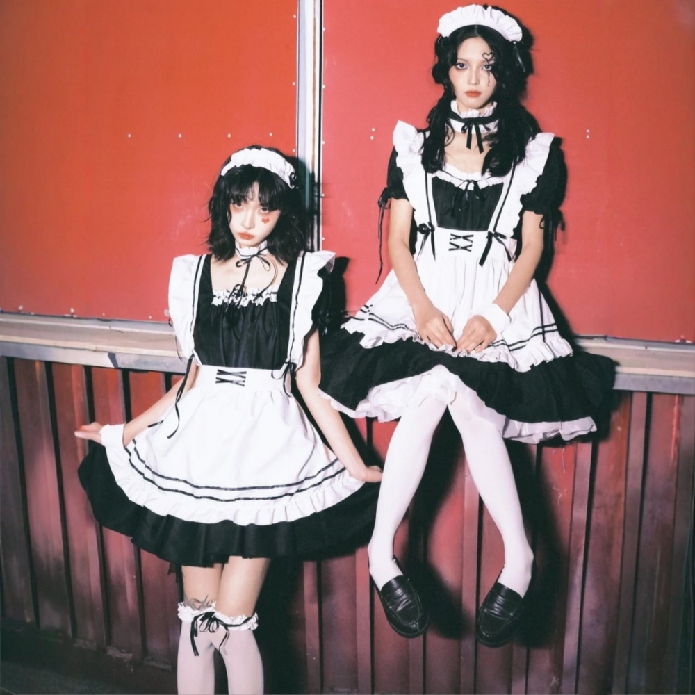 女仆服装万圣节成人cosplay奇迹暖暖可爱制服装扮活动二次元佣人