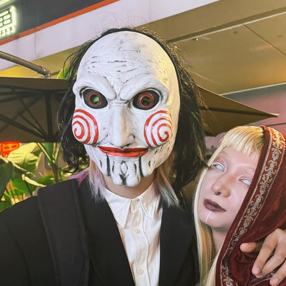 万圣节电锯惊魂面具全脸头套道具