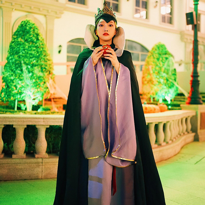 万圣节服装成人女装恶毒皇后披风