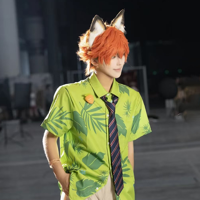 万圣节尼克狐狸衣服成人服装