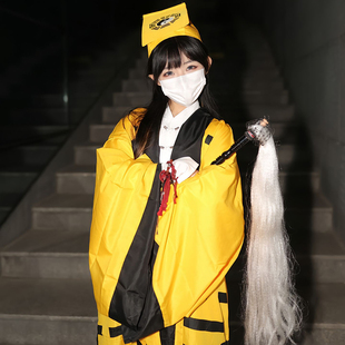 扮大码 万圣节cosplay服女成人服装 服饰衣服道士道具林正英道袍装