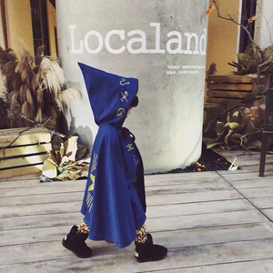 万圣节儿童服装男童女童cosplay披风斗篷宝宝服饰幼儿园男孩衣服