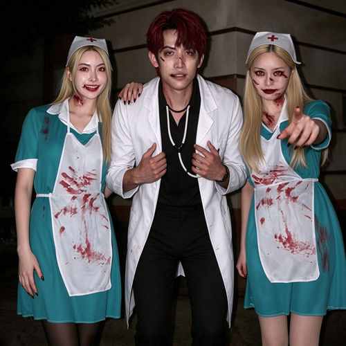 医生护士服cosplay服万圣节服装男女生服饰装扮衣服角色扮演成人