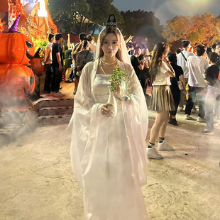 观音菩萨cosplay服万圣节服装 扮衣服成人女西游记角色扮演 服饰装