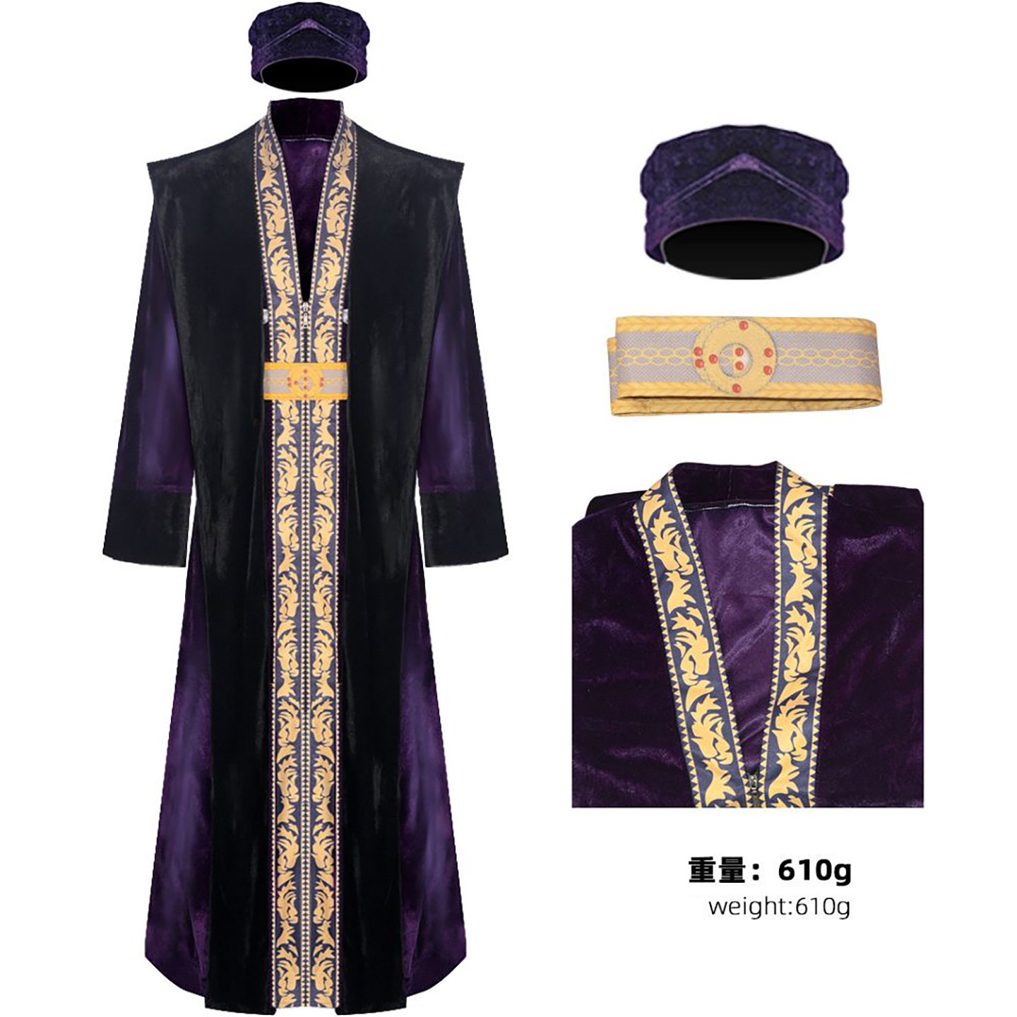 哈利波特学院长袍校长巫师袍套装