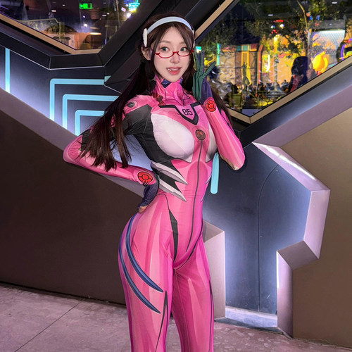 真希波cos服饰凌波玛丽紧身衣万圣节服装女动漫角色扮演装扮衣服