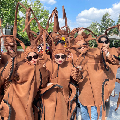 万圣节蟑螂搞怪抽象恶搞装扮衣服