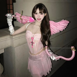 爱神丘比特弓箭万圣节cosplay服装成人女装小天使恶魔装扮衣服